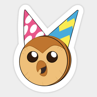 Birthday hooty Sticker